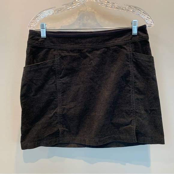 Kuhl Dark Gray Corduroy Skirt Size 8 - Picture 1 of 10